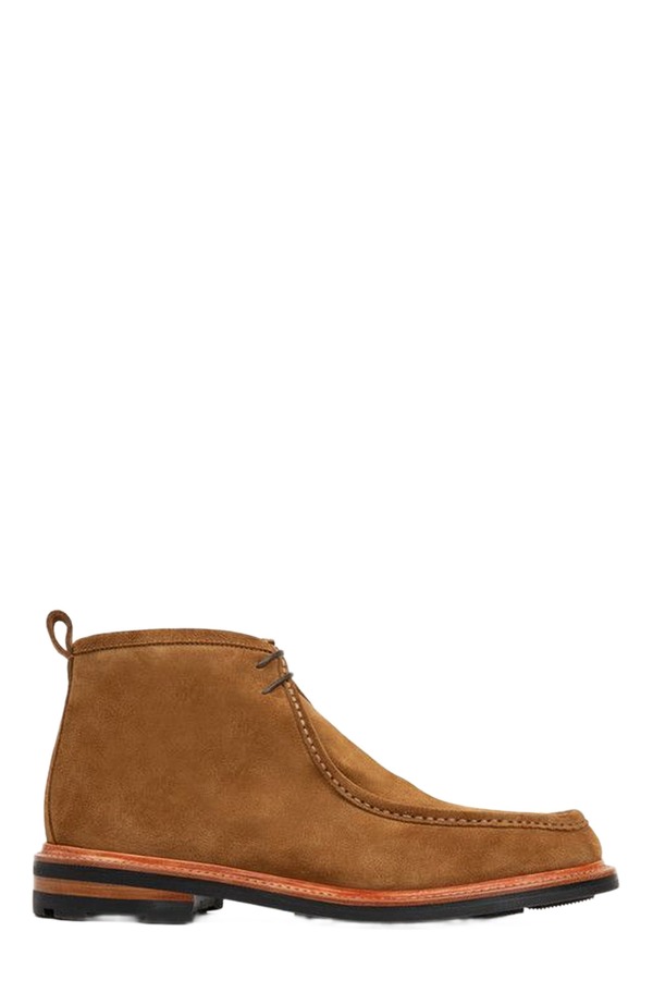 アンソニー ヴィア メンズ シューズ ブーツ・レインブーツ Anthony Veer Heritage Mochukka Golden Fawn Brown Suede 赤銅色