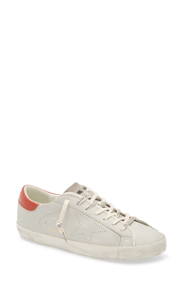 ゴールデングース メンズ シューズ スニーカー Golden Goose Super-Star Low Top Sneaker Grey/ Orange グレー
