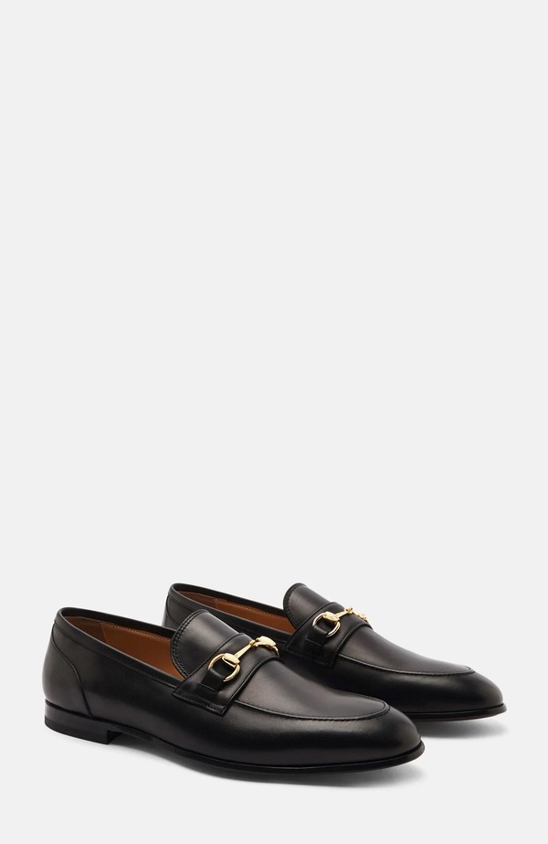 スカロッソ メンズ シューズ 置き目毛皮 SCAROSSO Alessandro Loafers Black - Calf 黒いこと