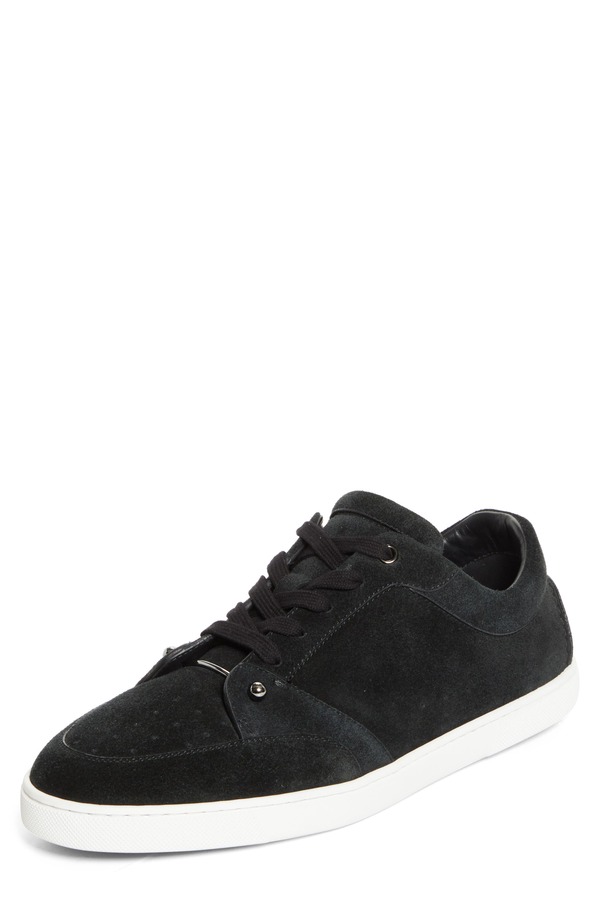 クリスチャン・ルブタン メンズ シューズ スニーカー Christian Louboutin Chambelisneak Flat Low Top Sneaker Black 黒いこと