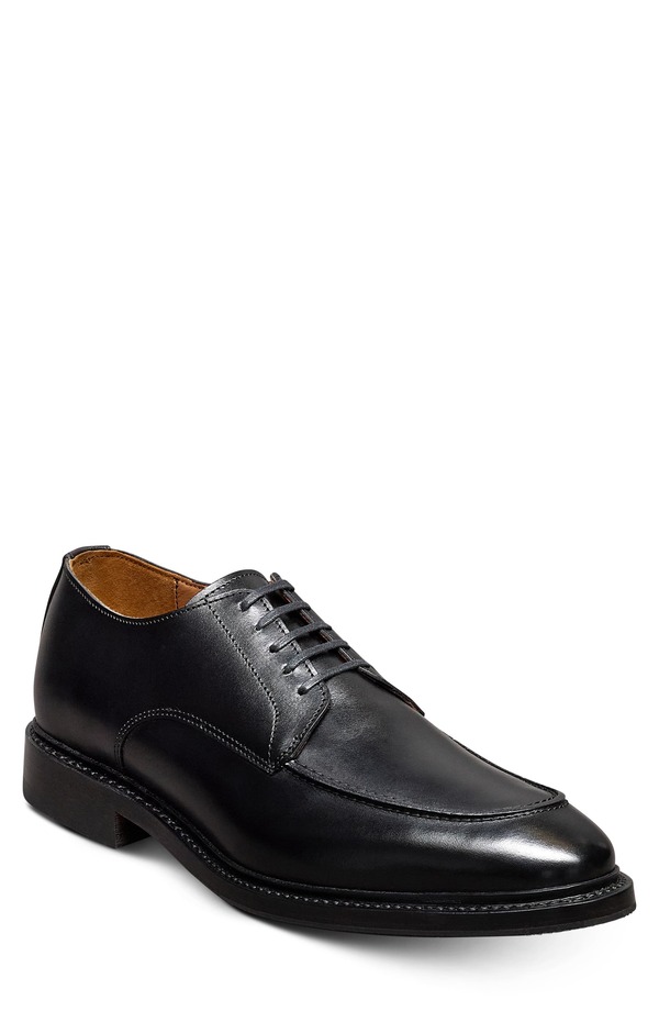 ウディアレン エドモンズ メンズ シューズ 力くらべ Allen Edmonds Rivington Moc Toe Derby Black 黒いこと
