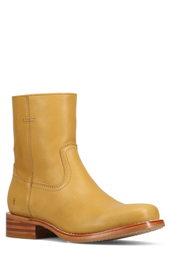 飛球 メンズ シューズ ブーツ・レインブーツ スエードクロス Frye Campusuede Plain Toe Zip Boot Banana