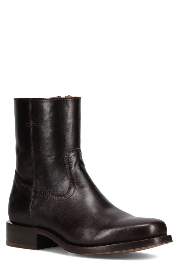 飛球 メンズ シューズ ブーツ・レインブーツ スエードクロス Frye Campusuede Plain Toe Zip Boot Bourbon