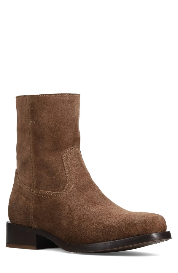 飛球 メンズ シューズ ブーツ・レインブーツ スエードクロス Frye Campusuede Plain Toe Zip Boot Driftwood