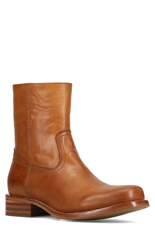 飛球 メンズ シューズ ブーツ・レインブーツ スエードクロス Frye Campusuede Plain Toe Zip Boot Saddle