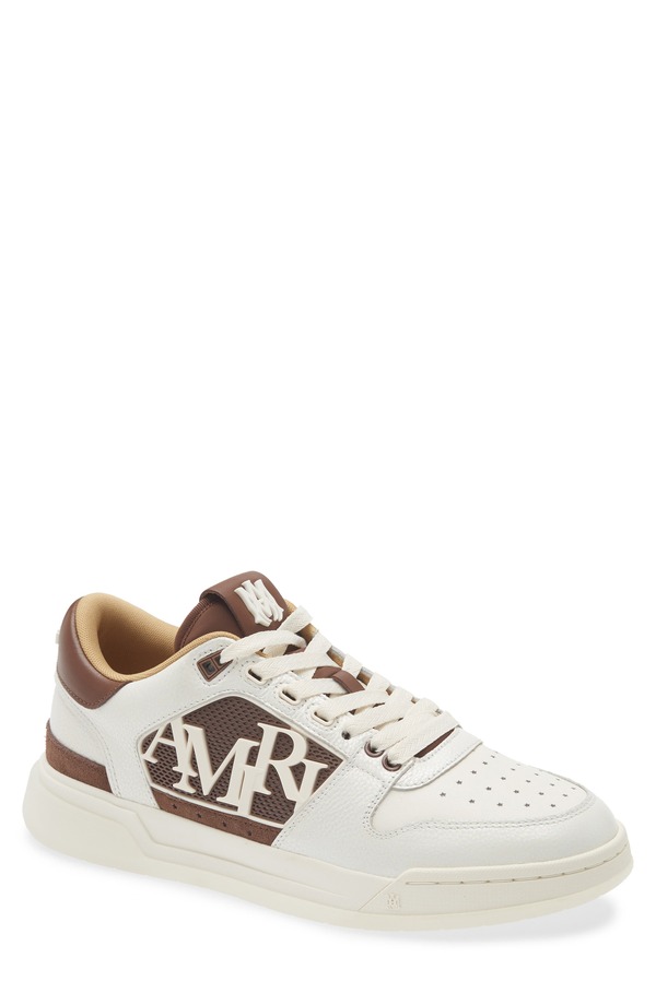 アミリ メンズ シューズ スニーカー AMIRI Pebbled Classic Low Top Sneaker Tobacco