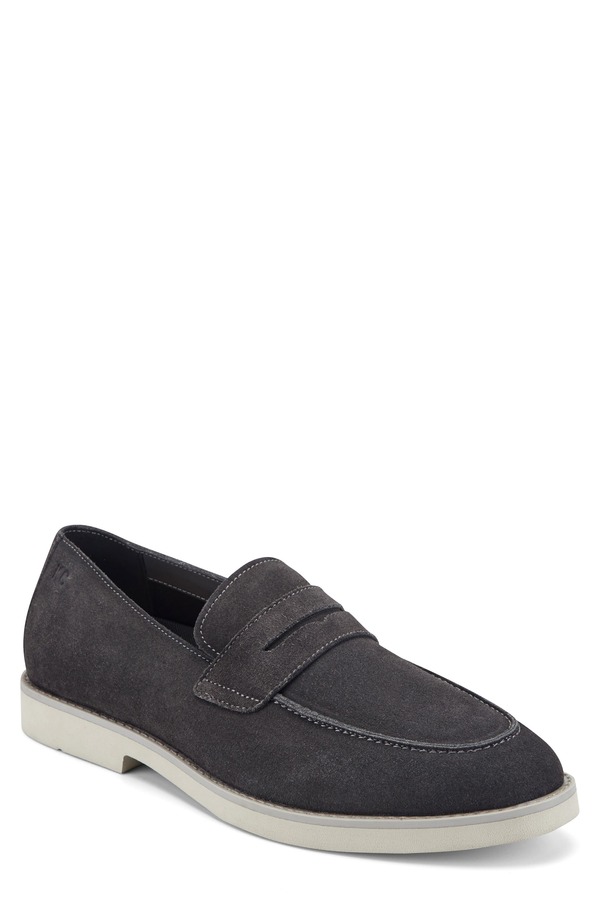 ケネスコール メンズ シューズ スリッポン・ローファー Kenneth Cole New York Savon Penny Loafer Charcoal 濃灰色