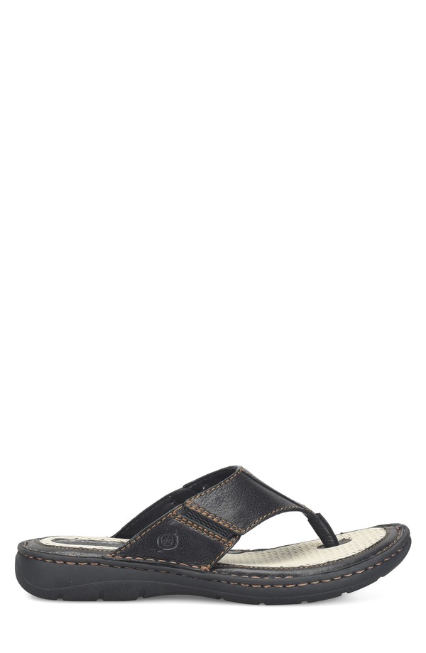 バーン メンズ シューズ サンダル Brn Corvo II Flip Flop Black 黒いこと