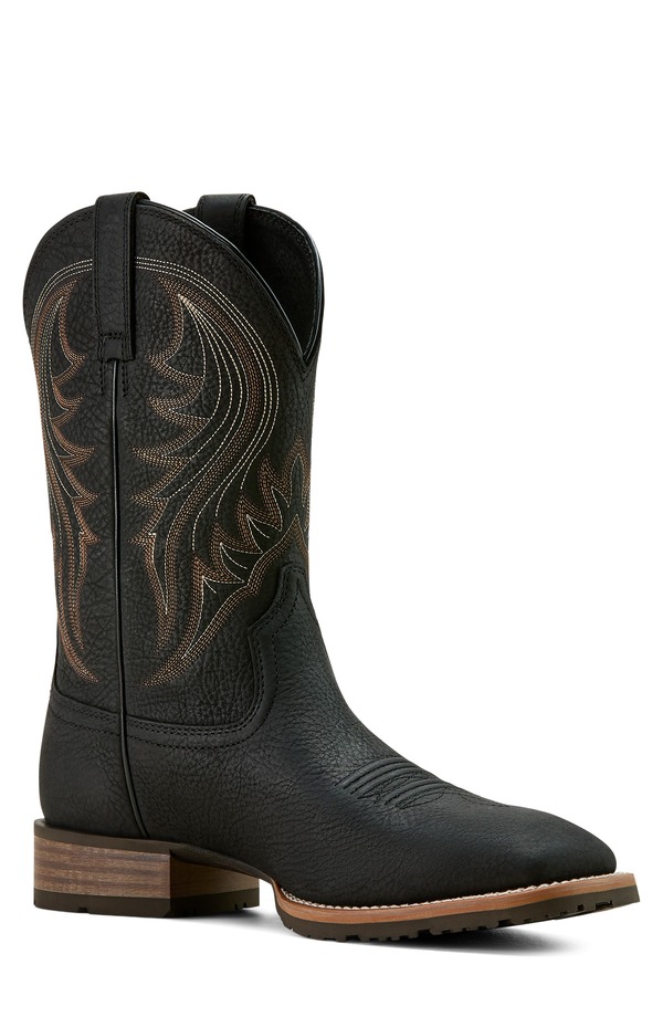 アリアト メンズ シューズ ブーツ・レインブーツ Ariat Hybrid Rancher Cowboy Boot Jasper Black 黒いこと
