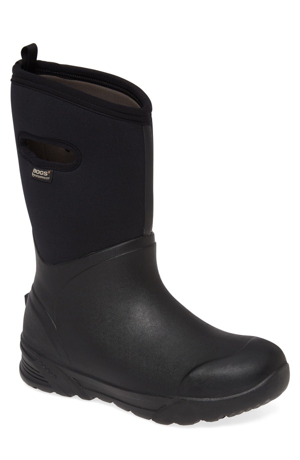 ボグス メンズ シューズ ブーツ・レインブーツ トール Bogs Bozeman Tall Waterproof Boot Black ブラック