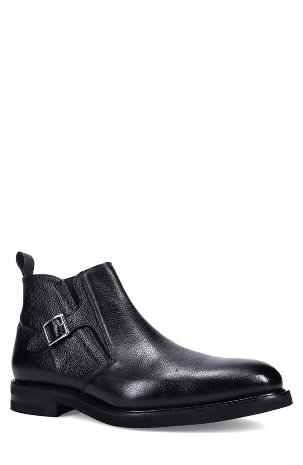 ロンホワイト メンズ シューズ ブーツ・レインブーツ Ron White Quinton Weatherproof Boot Black 黒いこと