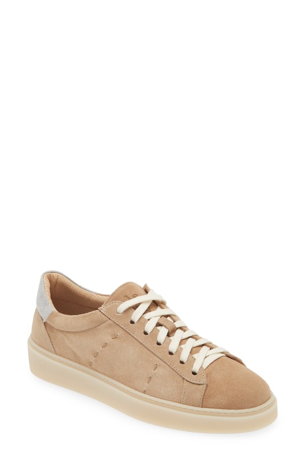 イレブンティ メンズ シューズ スニーカー スエード Eleventy Suede Low Top Sneaker Sand サンド