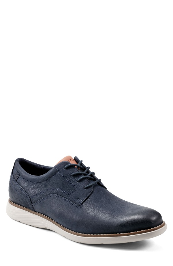 ロックポート メンズ シューズ オックスフォード ダービー Rockport Garett Plain Toe Derby Dark Blue ブルー