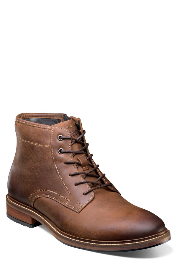 フローシャイム メンズ シューズ ブーツ・レインブーツ レース Florsheim Forge Lace-Up Boot Brown Ch ブラウン｜ReVida 店