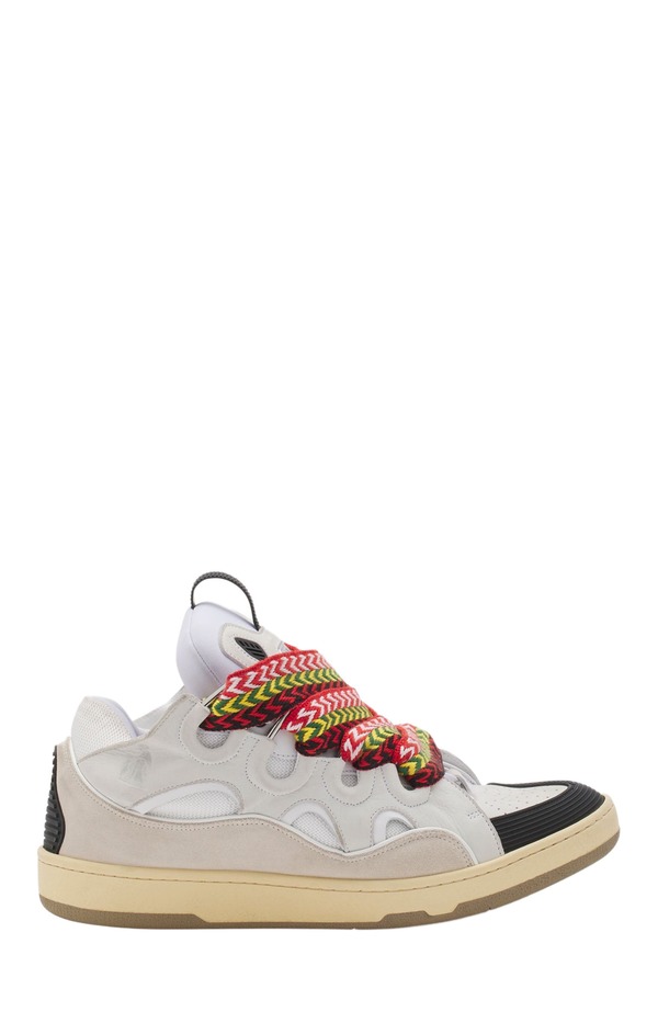 ランバン レディース シューズ スニーカー レザー Lanvin LEATHER CURB SNEAKERS White ホワイト｜ReVida 店