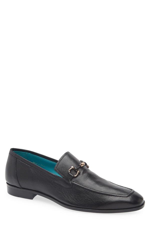 メズラン メンズ シューズ なめし革 置き目毛皮 Mezlan Rios Bit Ornament Leather Loafer Black 黒いこと