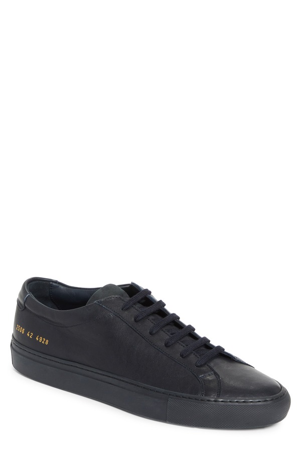 コモン・プロジェクツ メンズ シューズ スニーカー Common Projects Achilles Premium Sneaker Navy 米国海軍