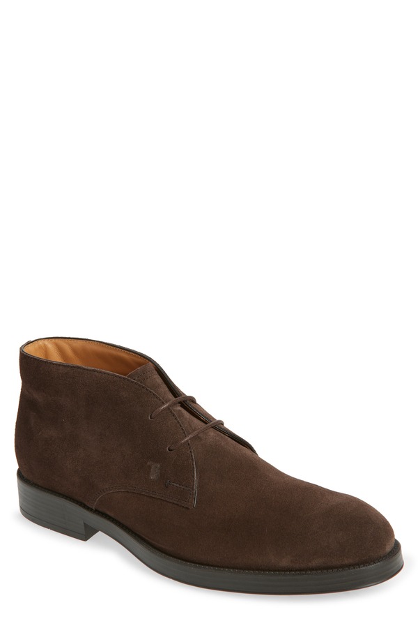 トッズ メンズ シューズ ブーツ・レインブーツ Tod's Polacco Gomma Chukka Bootesta Moro