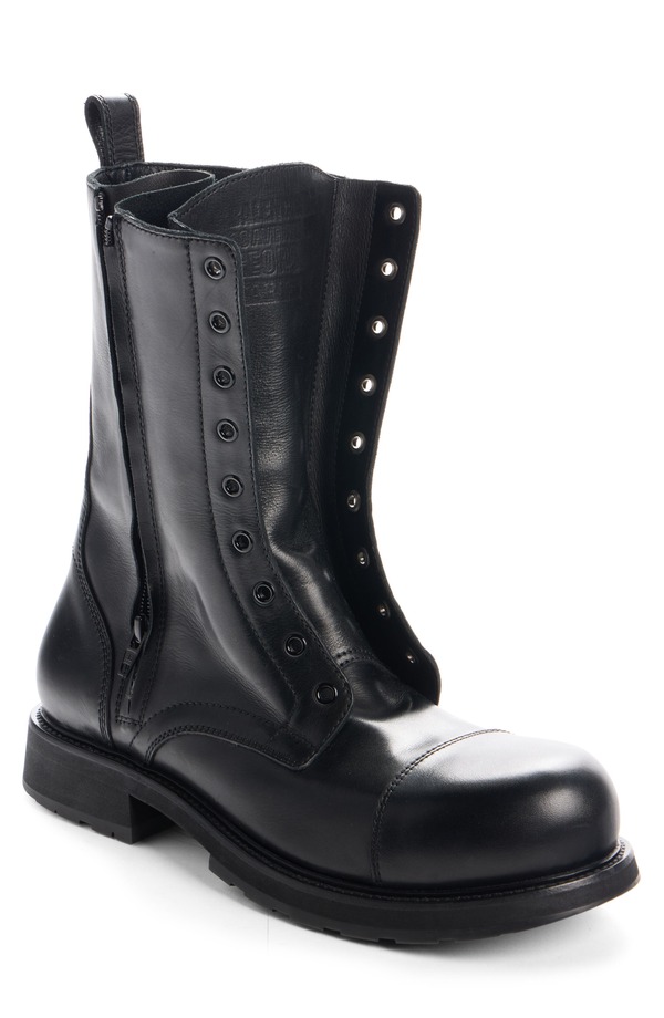 バレンシアガ メンズ シューズ ブーツ・レインブーツ Balenciaga Truck Combat Boot 1000 Black ブラック
