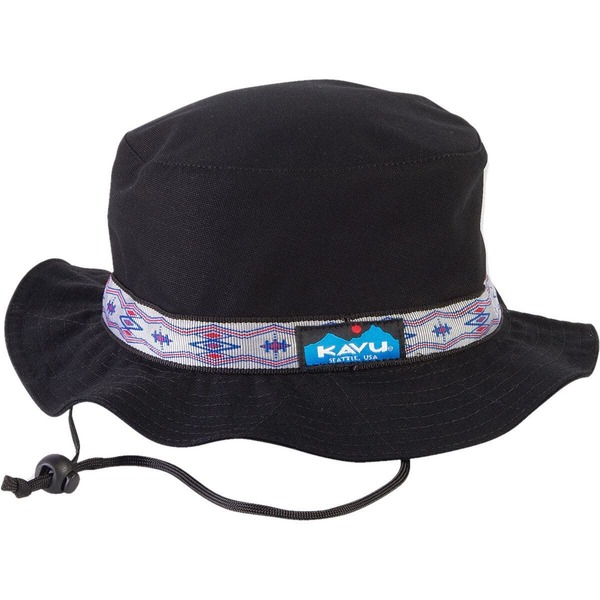 カブー レディース アクセサリー 帽子 KAVU Organic Strap Bucket Hat Jet Black ブラック