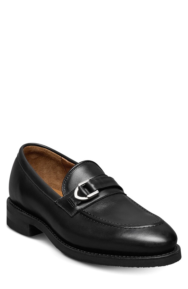 ウディアレン エドモンズ メンズ シューズ 置き目毛革 Allen Edmonds Rollins Buckle Loafer - Wide Width Available Black 黒いこと