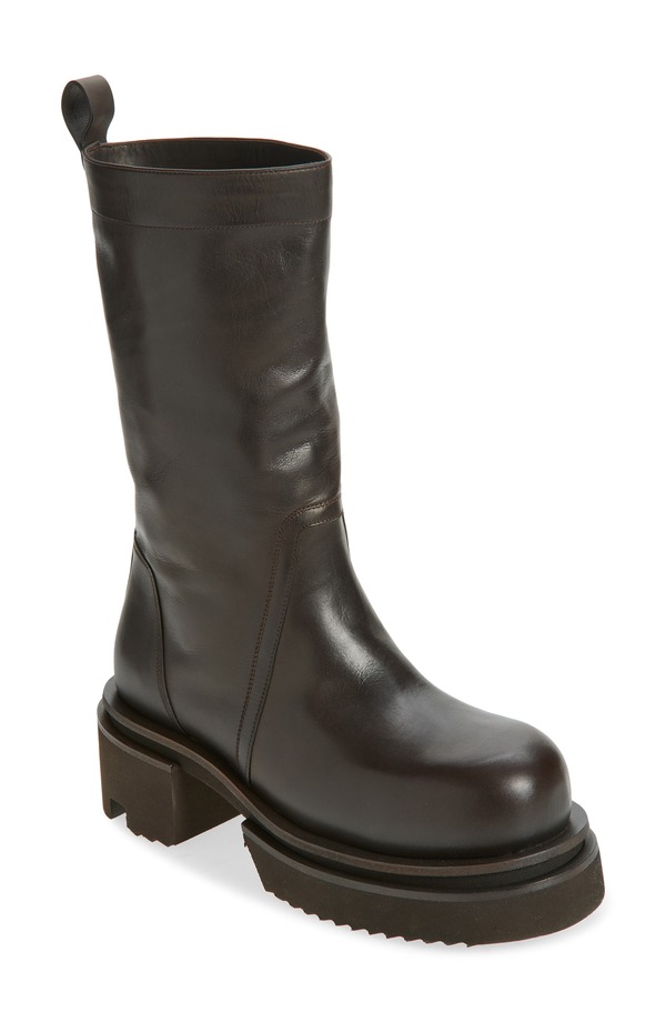 リックオウエンス メンズ シューズ ブーツ・レインブーツ プラットホームブーツ プラットホーム Rick Owens Bogun Platform Boot Dark Dust