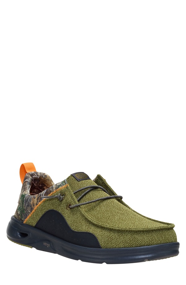 ヘイデュード メンズ シューズ スリッポン・ローファー Hey Dude Wally HEY2O Realtreedge Slip-On Green グリーン|ReVida 店