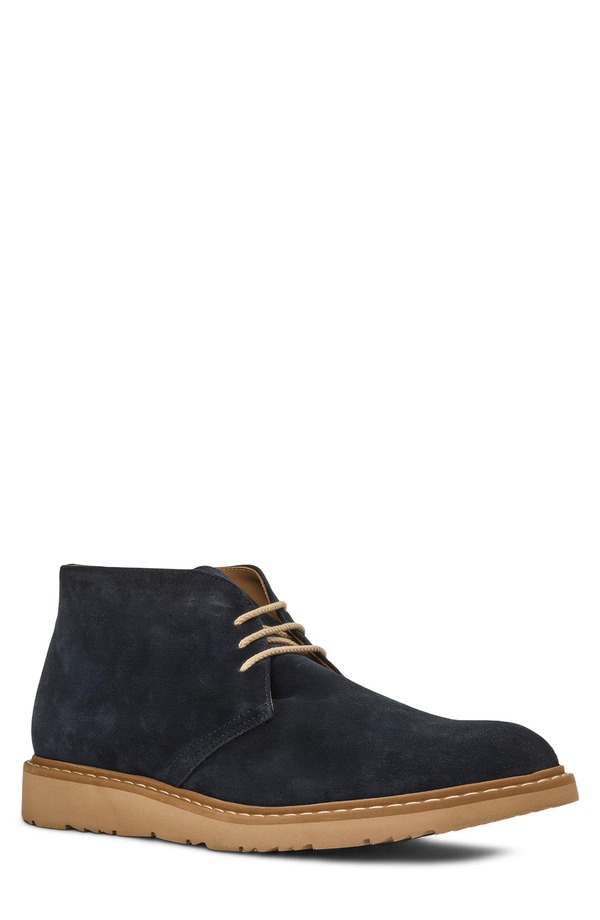 アクアタリア メンズ シューズ ブーツ・レインブーツ Aquatalia Duke Chukka Boot Navy Suede ネイビー｜ReVida 店 76,890円