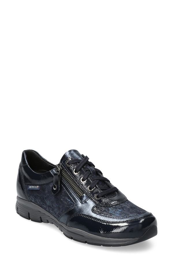 メフィスト レディース シューズ スニーカー Mephisto Ylona Sneaker Deep Blue1013/ 45