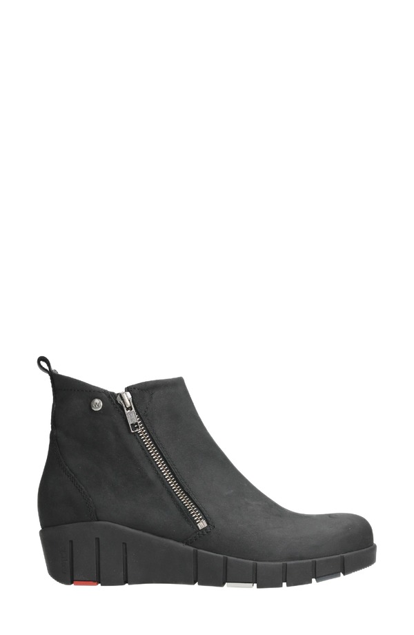 ウォルキー レディース シューズ ブーツ・レインブーツ Wolky Phoenix Wateresistant Bootie Black Quebec Nubuck ブラック