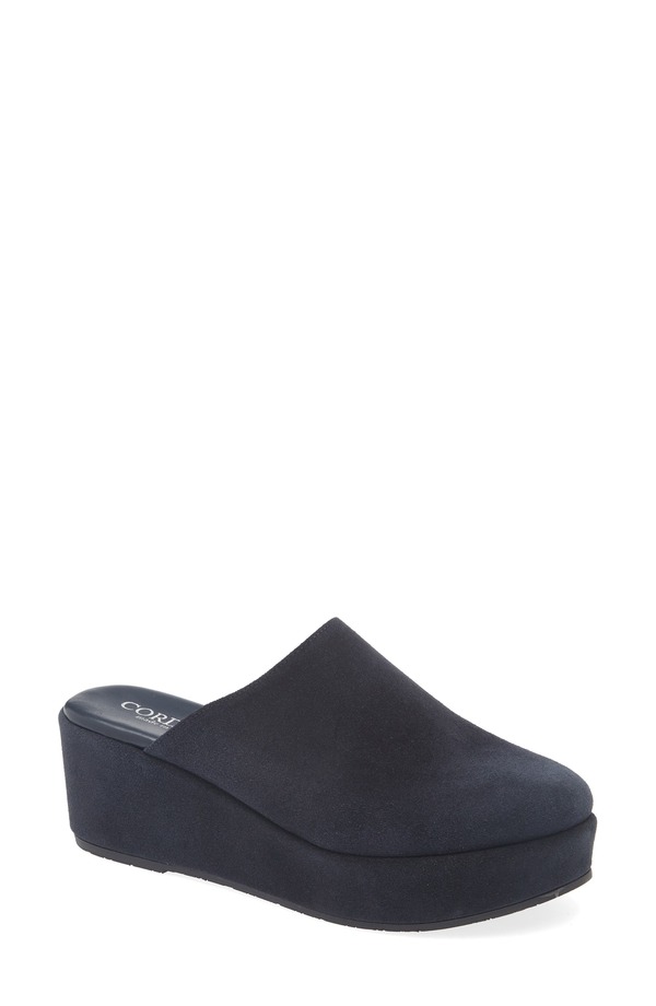 コルダーニ レディース シューズ サンダル プラットフォーム Cordani Camryn Platform Wedge Mule Marine Suede