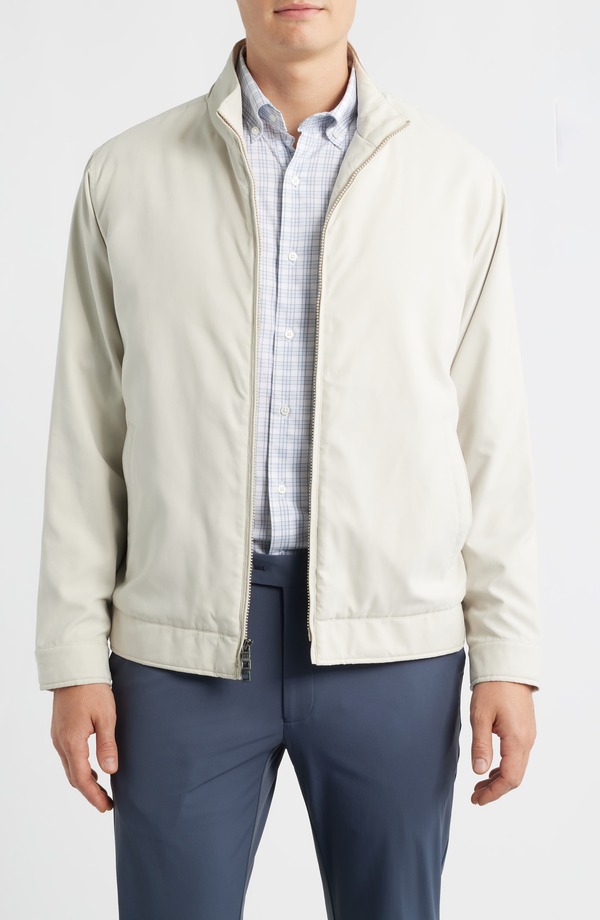 ピーター・ミラー メンズ アウター ジャケット・ブルゾン Peter Millar Bleecker Zip Jacket Stone ストーン