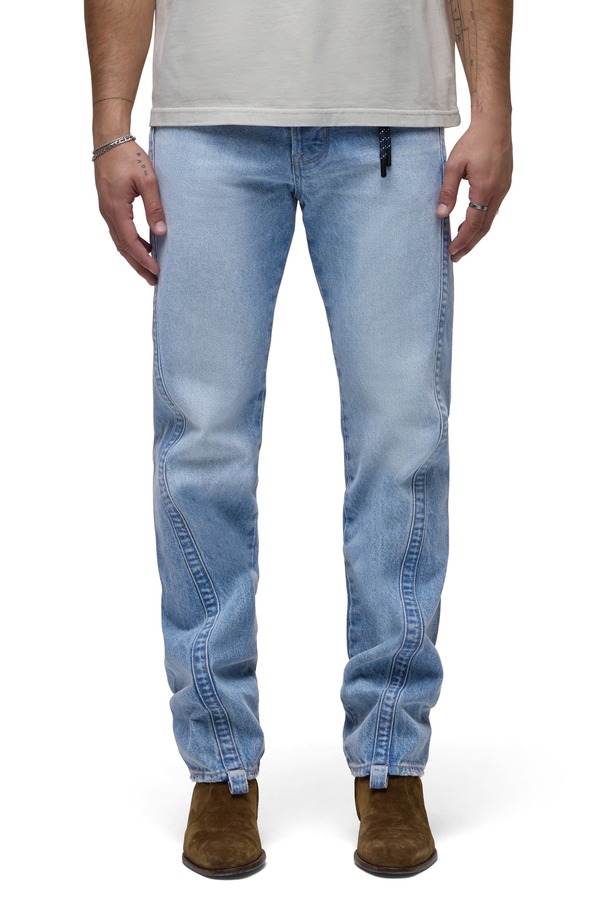 ハドソンジーンズ メンズ ボトムス デニムパンツ ストレート Hudson Jeans Twisted Seam Straight Leg Jeans East Park|ReVida 店