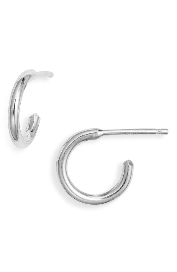 ナシェル レディース アクセサリー ピアス・イヤリング Nashelleveryday Hoop Earringsterling Silver シルバー