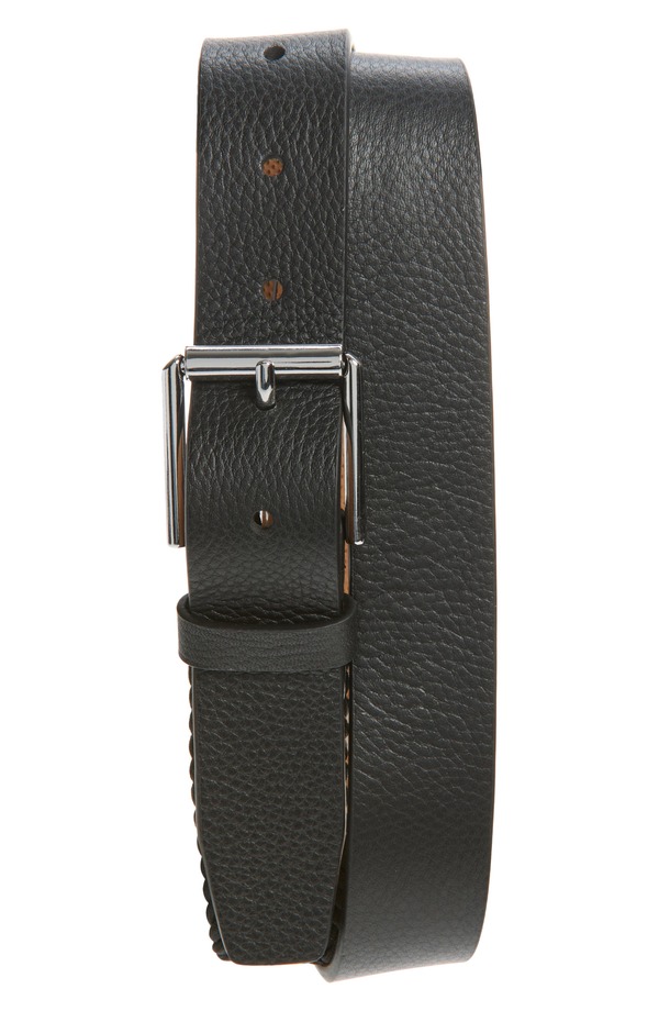 電話を掛けるハーン メンズ 付属品 胴締め なめし革 Cole Haan Hidden Stitch Leather Belt Black 黒いこと