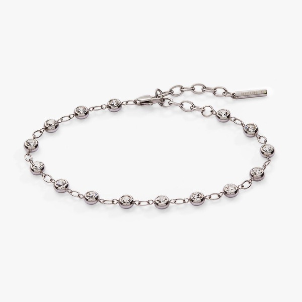 アレックスアンドアニ レディース アクセサリー ブレスレット・バングル・アンクレット Alex and Ani Crystal Pebble Bracelet Silver シルバー