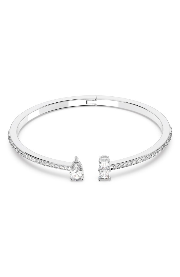 スワロフスキー レディース アクセサリー ブレスレット・バングル・アンクレット Swarovski Mesmerattract Bangle Bracelet Silver シルバー