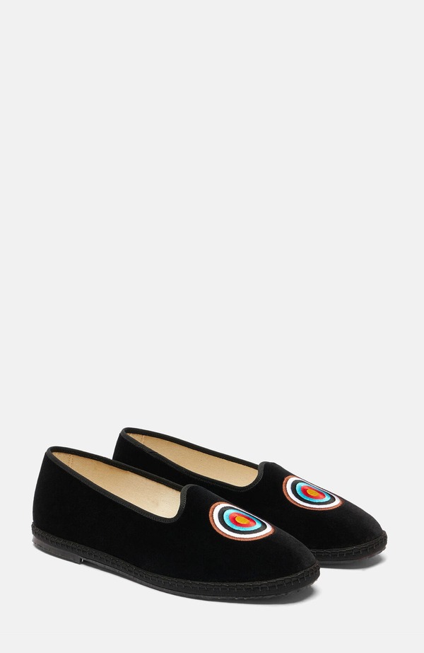 スカロッソ メンズ シューズ サンダル SCAROSSO Target Slippers Black - Velvet 黒いこと