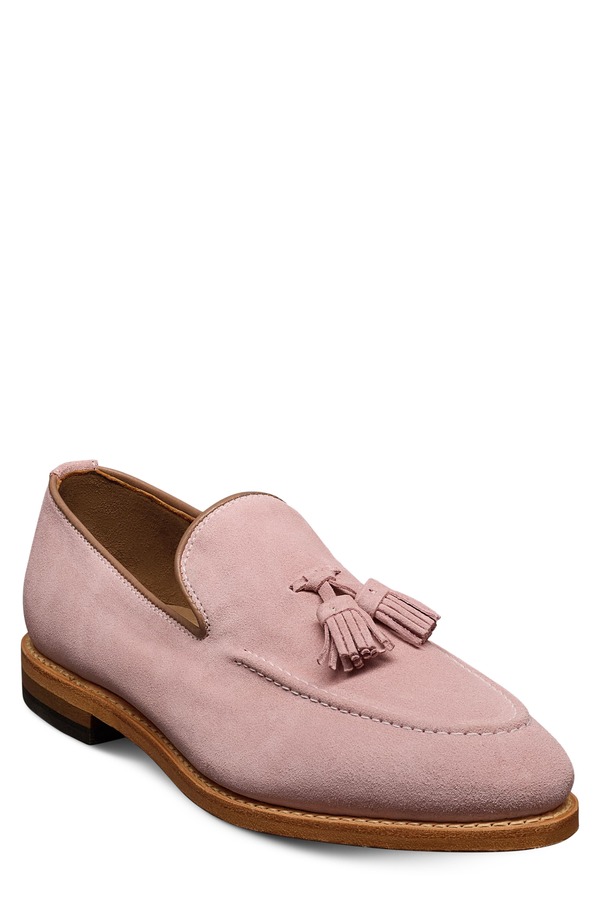 ウディアレン エドモンズ メンズ シューズ スリッポン・ローファー Allen Edmonds Rand Tasseloafer Light Pink サクラ色