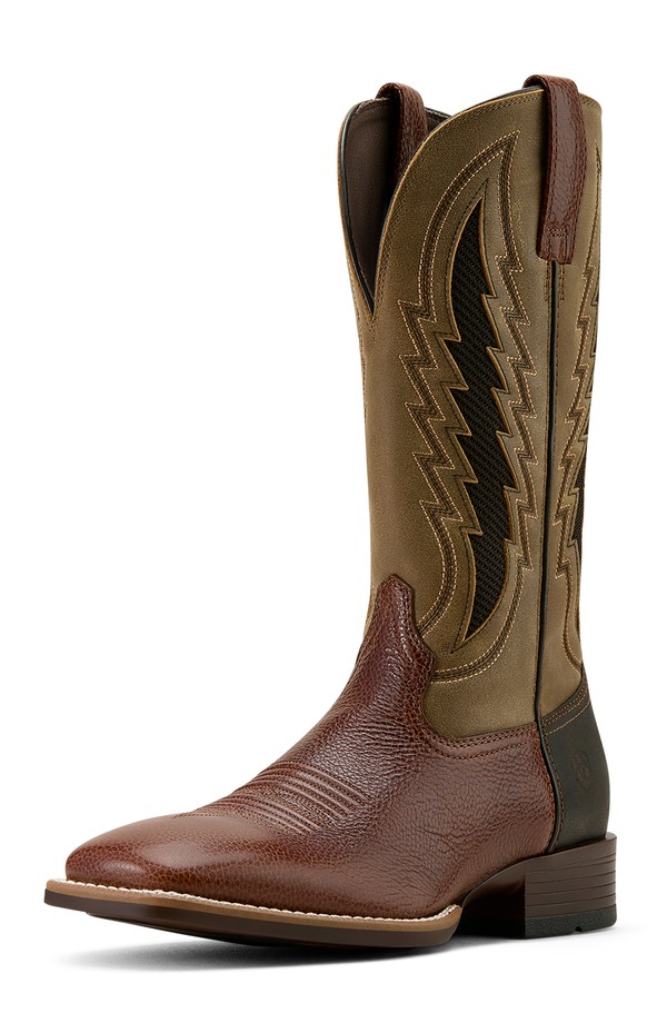 アリアト メンズ シューズ ブーツ・レインブーツ Ariat Dakota VentTEK Western Boot Beasty Brown/ Brown Bomber 赤銅色