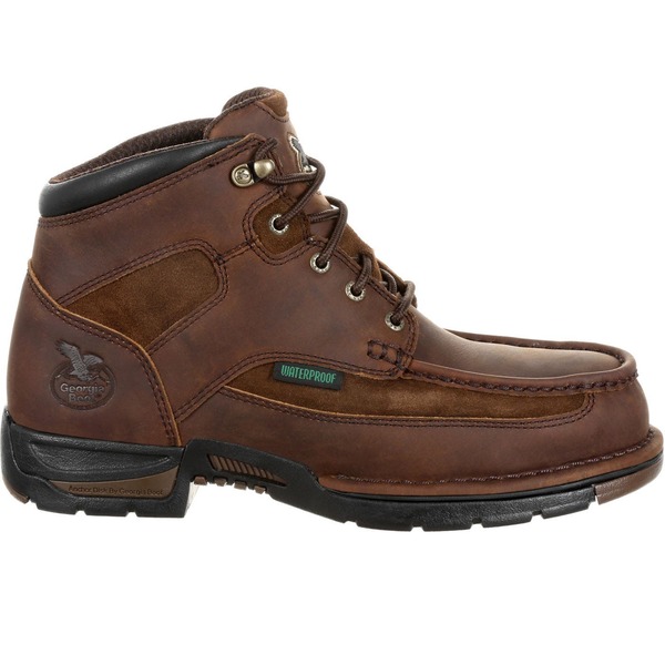 ジョージブーツ メンズ シューズ ブーツ・レインブーツ Georgia Boot Waterproof Padded Work Boot Brown ブラウン｜ReVida 店
