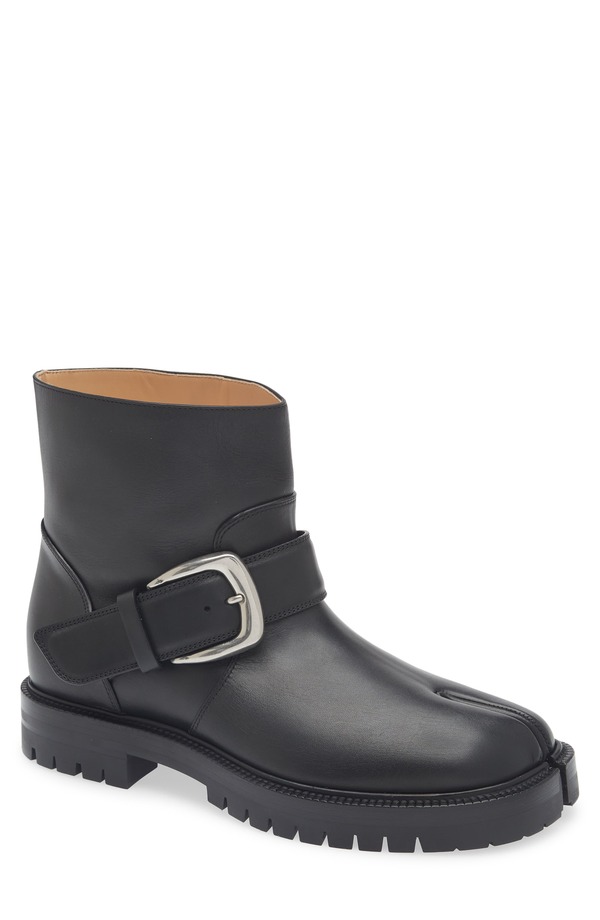 マルタンマルジェラ メンズ シューズ ブーツ・レインブーツ アンクル Maison Margiela Tabi Country Buckle Ankle Boot Black 黒いこと