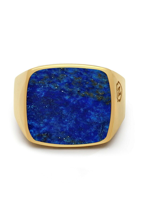 ナイアヤラ メンズ アクセサリー 指輪 Nialaya Gold Signet Ringold / Blue Lapis ブルー｜ReVida 店