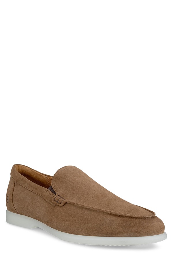 山びこ メンズ シューズ スリッポン・ローファー ECCO Metropole Verona Loafer Camel Nubuck 駱駝