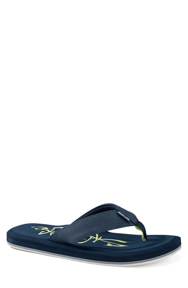 ソルトライフ メンズ シューズ サンダル Salt Life The Skifflip Flop Navy ネイビー｜ReVida 店