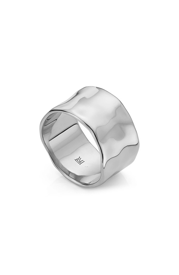 モニカヴィナダー レディース アクセサリー 指輪 Monica Vinader Siren Muse Ring Silver シルバー