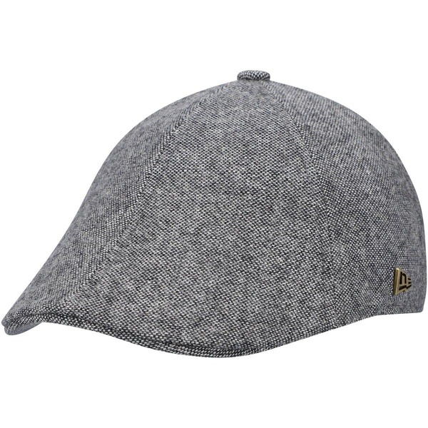 ニューエラ メンズ アクセサリー 帽子 Men's New Era Gray Chicago Bears Peaky Duckbill Fitted Hat Black ブラック｜ReVida 店
