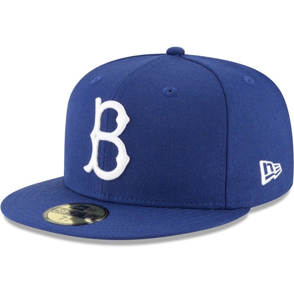 ニューエラ メンズ アクセサリー 帽子 ウール Men's New Era Royal Brooklyn Dodgers Cooperstown Collection Wool 59FIFTY Fitted Hat Royal｜ReVida 店