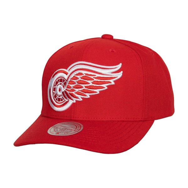 ミッチェル&ネス メンズ アクセサリー 帽子 Men's Mitchell & Ness Redetroit Red Wings Team Ground Pro Adjustable Hat Red レッド|ReVida 店
