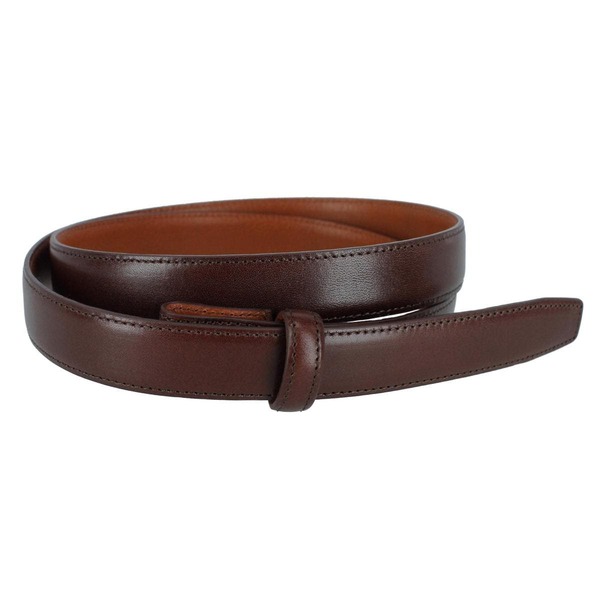 トラファルガー メンズ 付属品 胴締め なめし革 Trafalgar Cortina Leather 25粍 Compression Belt Strap Mahogany